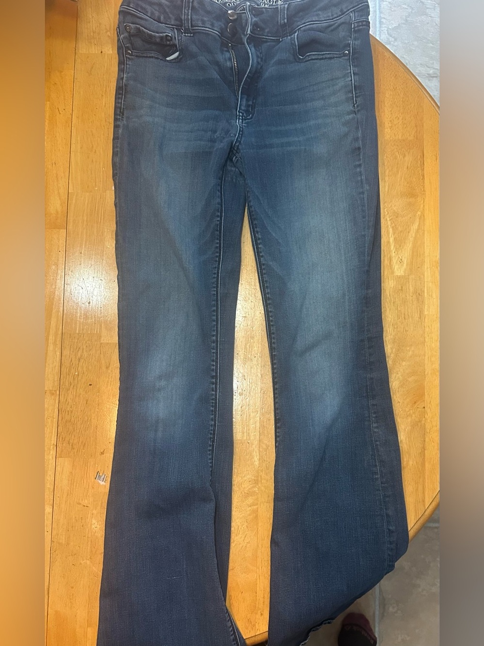 American Eagle Outfitters Dark Blue Flare Jeans